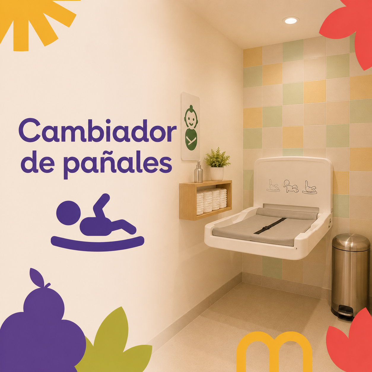 Cambiador de pañales