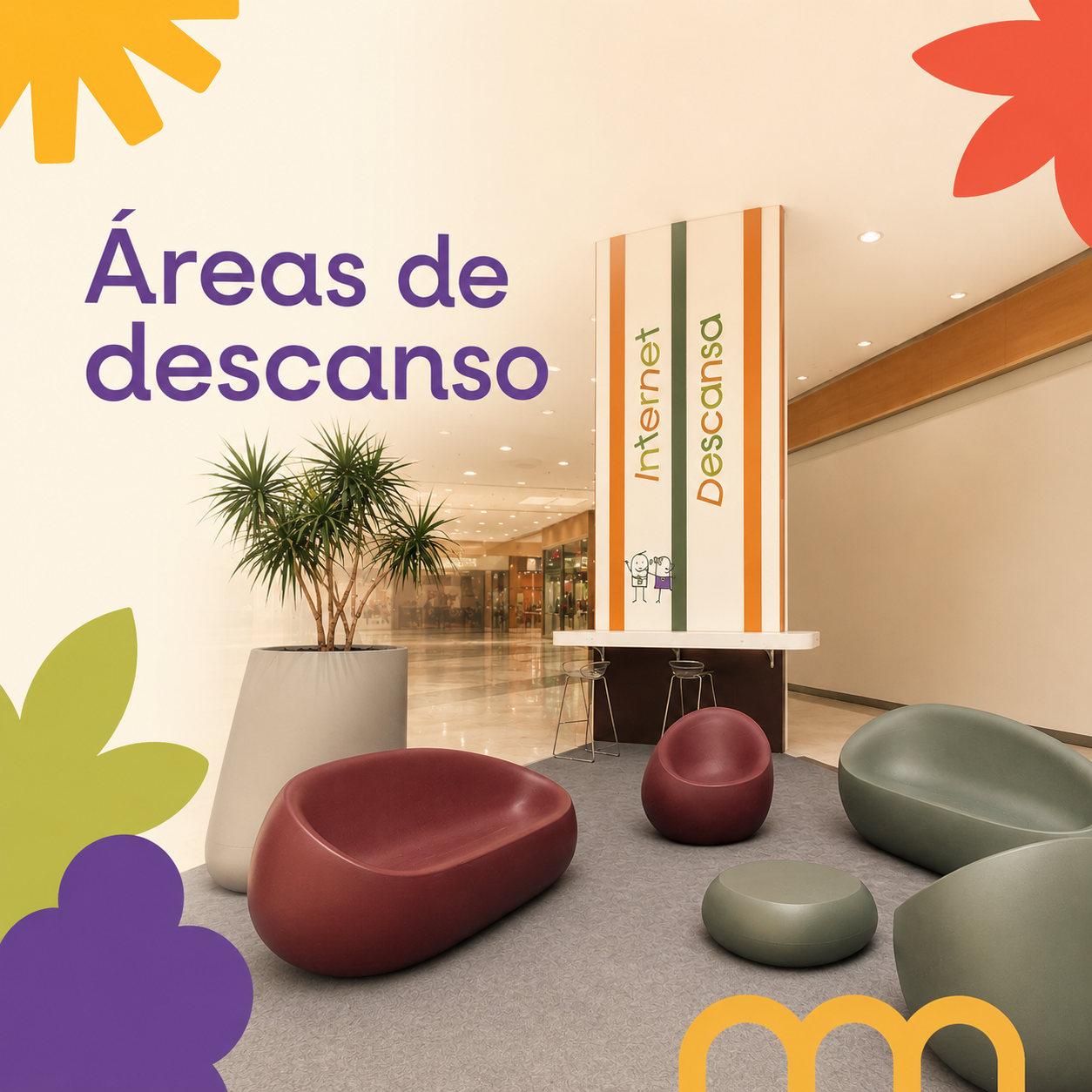Áreas de descanso