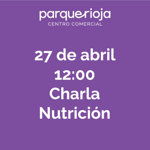 Evento: Charla nutricional con Ana Jiménez Hernández
