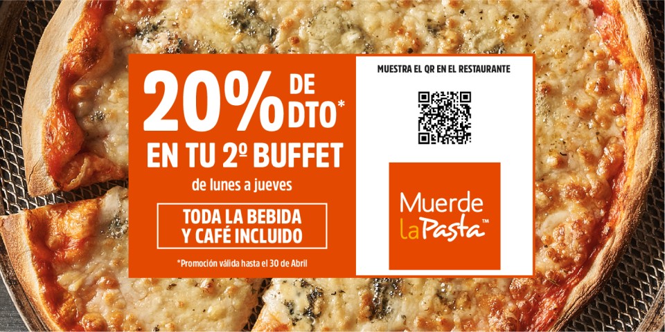 Promoción en Muerde la Pasta con descuentos
