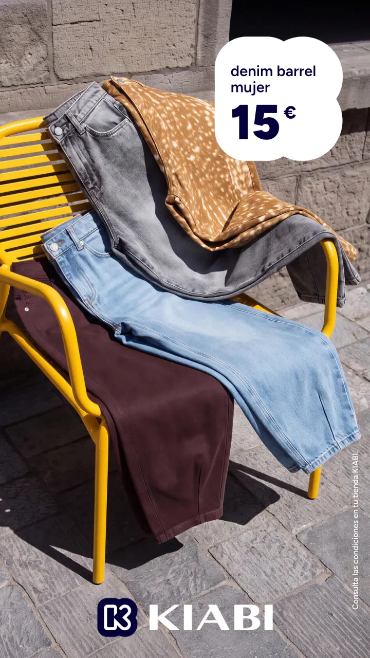 Vaqueros barrel desde 10 € en Kiabi | Parque Rioja